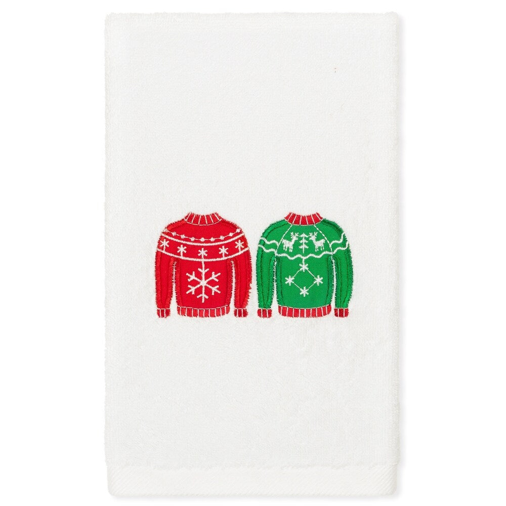 Authentic Hotel and Spa Christmas Sweaters Embroidered Luxury 100% Turkish Cotton Hand Towel