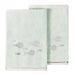 Authentic Hotel and Spa Turkish Cotton Figi 2PC Embellished Bath Towel Set