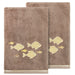 Authentic Hotel and Spa Turkish Cotton Figi 2PC Embellished Bath Towel Set
