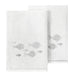 Authentic Hotel and Spa Turkish Cotton Figi 2PC Embellished Bath Towel Set