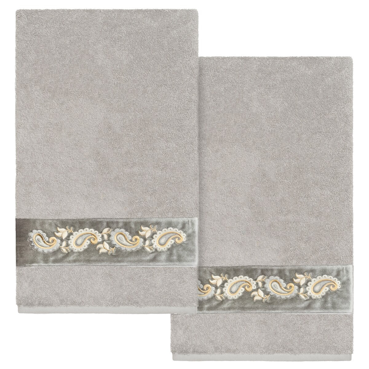 Authentic Hotel and Spa Turkish Cotton Mackenzie 2PC Bath Towel Set