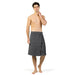Authentic Turkish Cotton Terry Grey Spa and Shower Towel Wrap