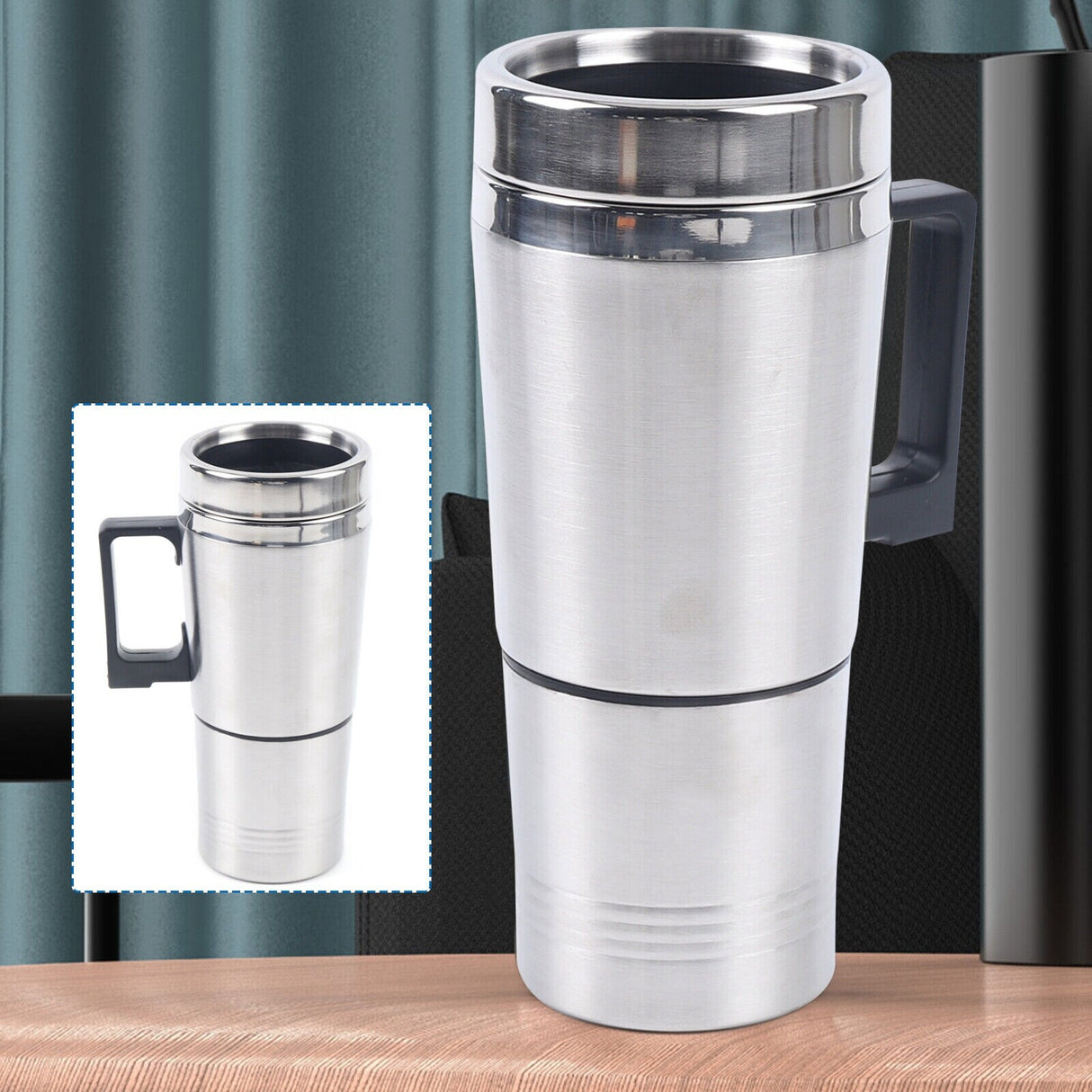 Auto Heated Travel Mug - Car Electric Kettle 12V