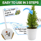 Automatic Self Watering Glass Plant Puppy Dog Globes - Drip Irrigation Ideal for Vacation Plant Care