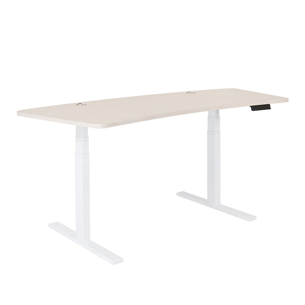 Autonomous SmartDesk - Extra Long Wave Wood Top (No DIY Frame)