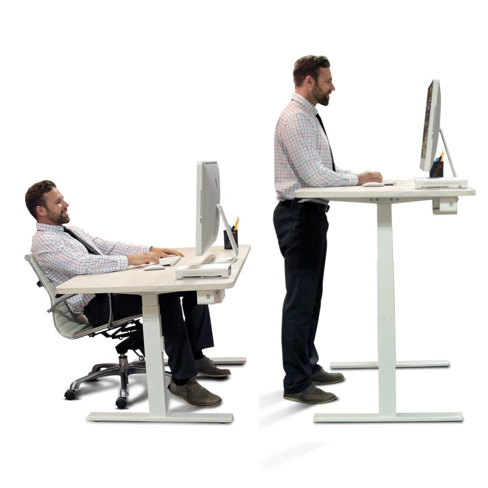 Autonomous SmartDesk - Height-Adjustable Standing Desk - Single Motor Frame - Classic Extra Long Top