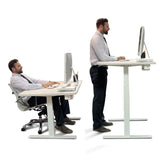 Autonomous SmartDesk - Height-Adjustable Standing Desk - Single Motor Frame - Classic Extra Long Top