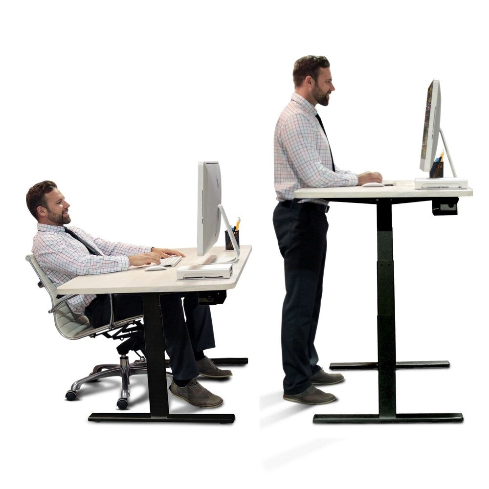 Autonomous SmartDesk - Height-Adjustable Standing Desk - Single Motor Frame - Classic Extra Long Top