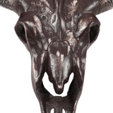 Autrey Indoor Aluminum Handcrafted Bull Skull Wall Decor with Stand by Christopher Knight Home