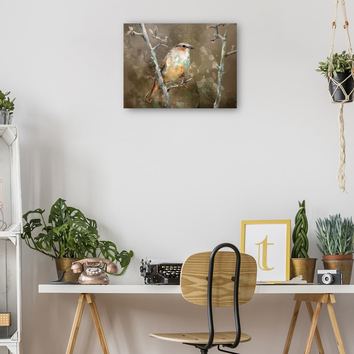 Autumn Birds I By Studio Arts Canvas Art Print