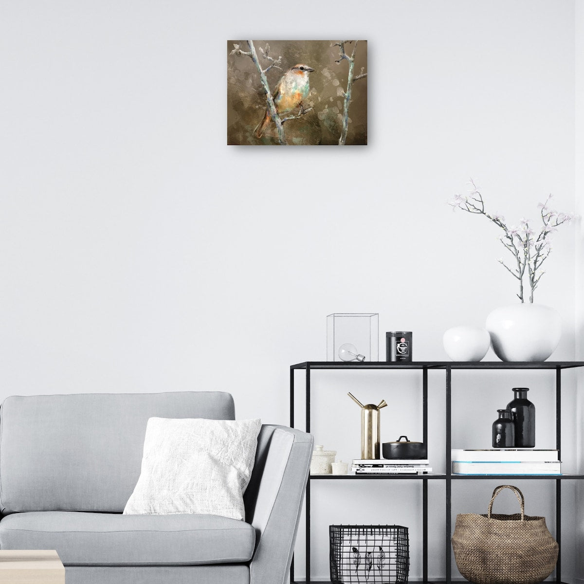 Autumn Birds I By Studio Arts Canvas Art Print