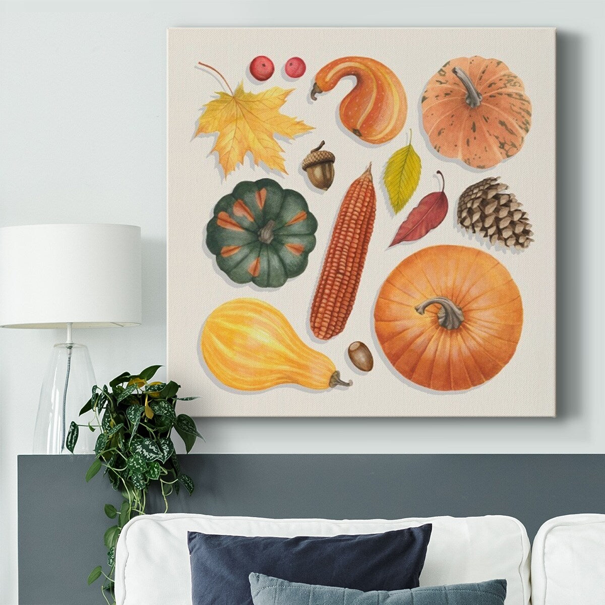 Autumn Bounty II-Gallery Wrapped Canvas