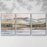 Autumn Mountain Valley I - Multi Piece Framed Canvas