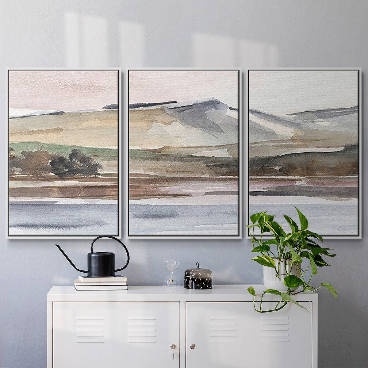 Autumn Mountain Valley I - Multi Piece Framed Canvas