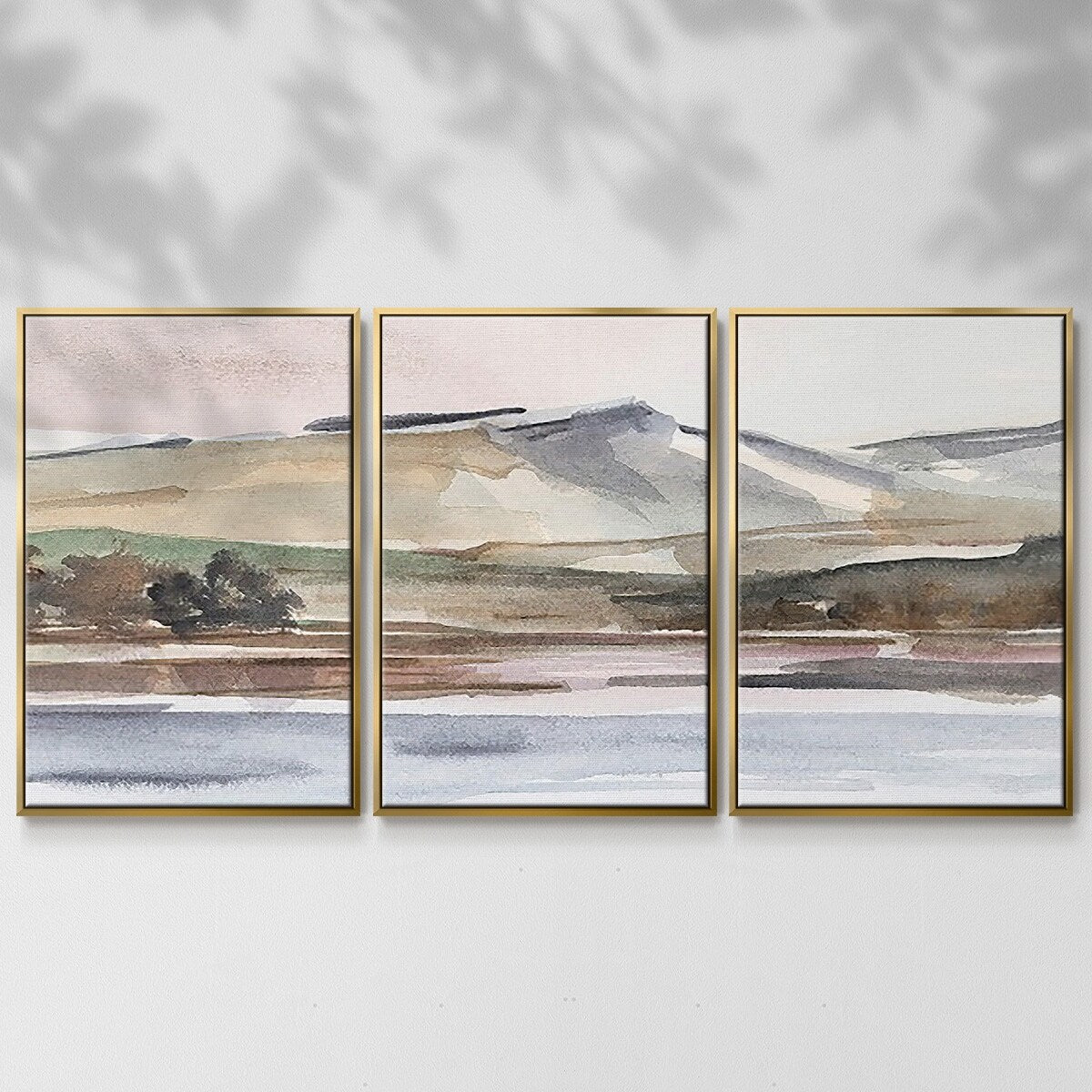 Autumn Mountain Valley I - Multi Piece Framed Canvas