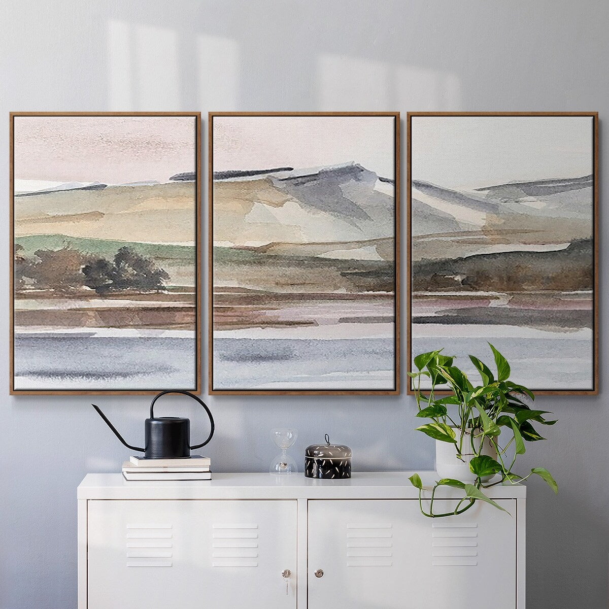 Autumn Mountain Valley I - Multi Piece Framed Canvas