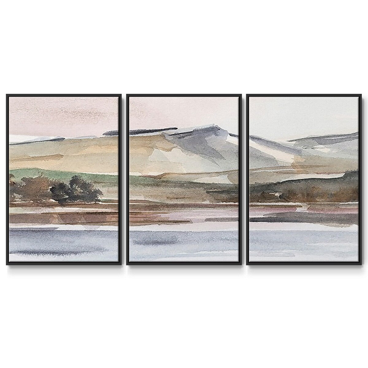 Autumn Mountain Valley I - Multi Piece Framed Canvas