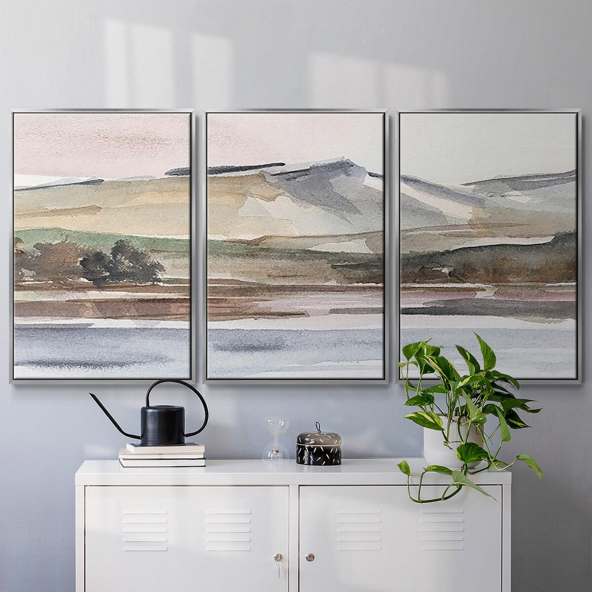 Autumn Mountain Valley I - Multi Piece Framed Canvas