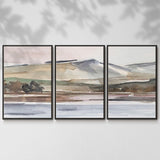 Autumn Mountain Valley I - Multi Piece Framed Canvas