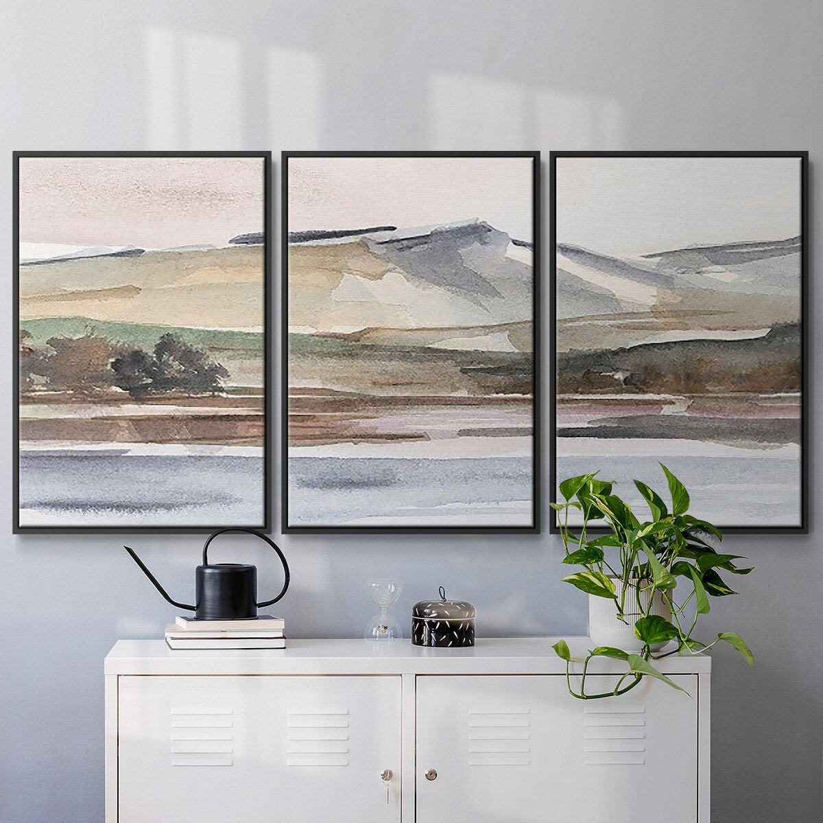 Autumn Mountain Valley I - Multi Piece Framed Canvas