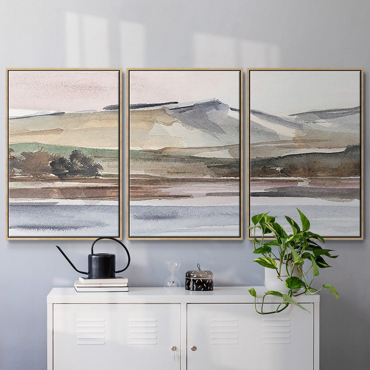 Autumn Mountain Valley I - Multi Piece Framed Canvas