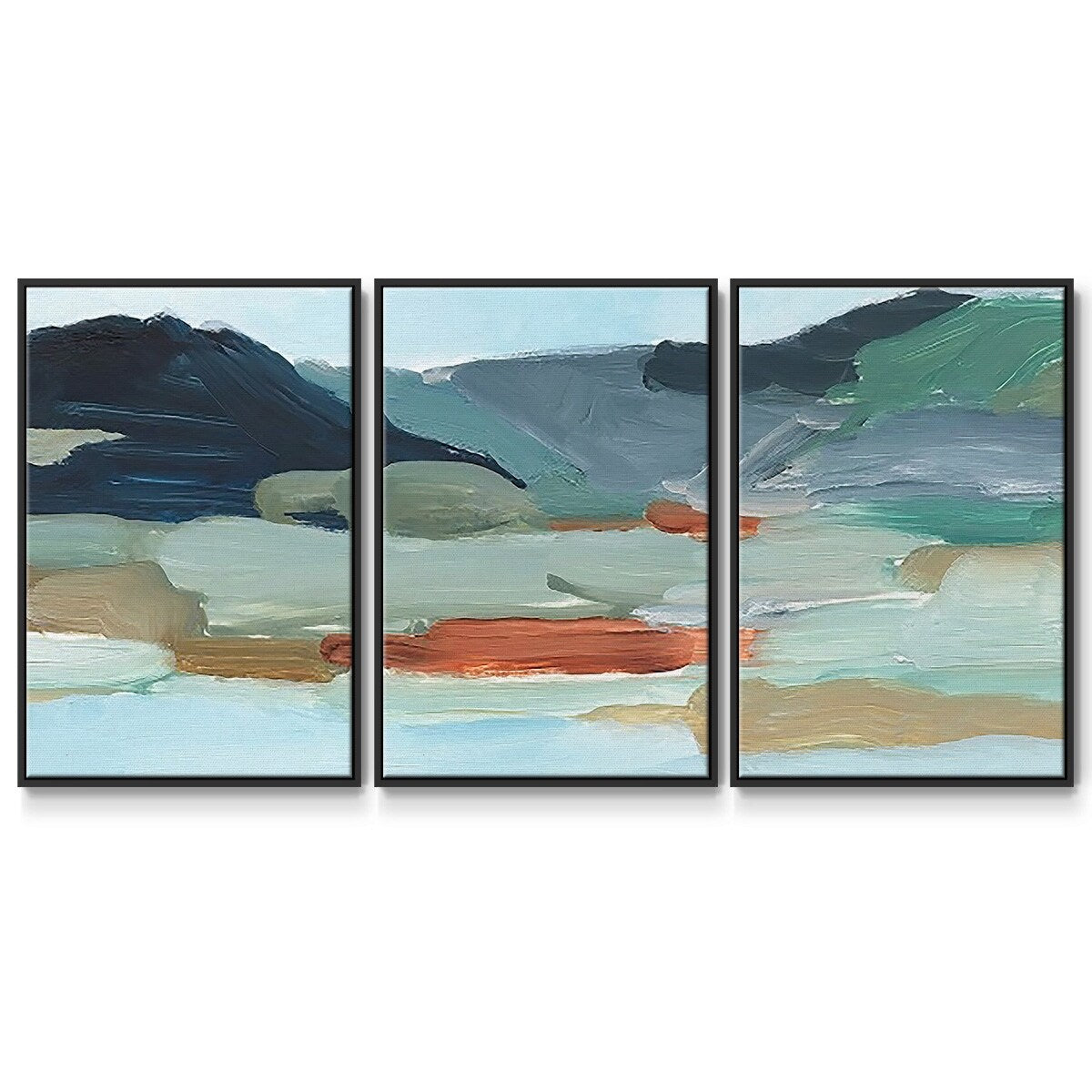 Autumn Mountains II - Multi Piece Framed Canvas