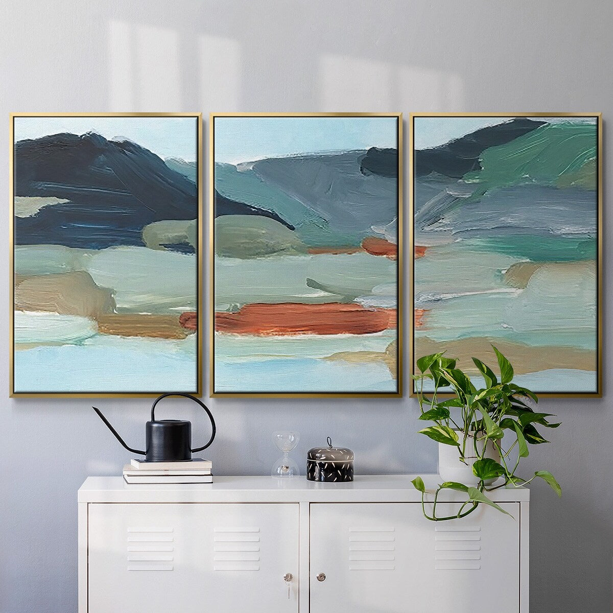 Autumn Mountains II - Multi Piece Framed Canvas