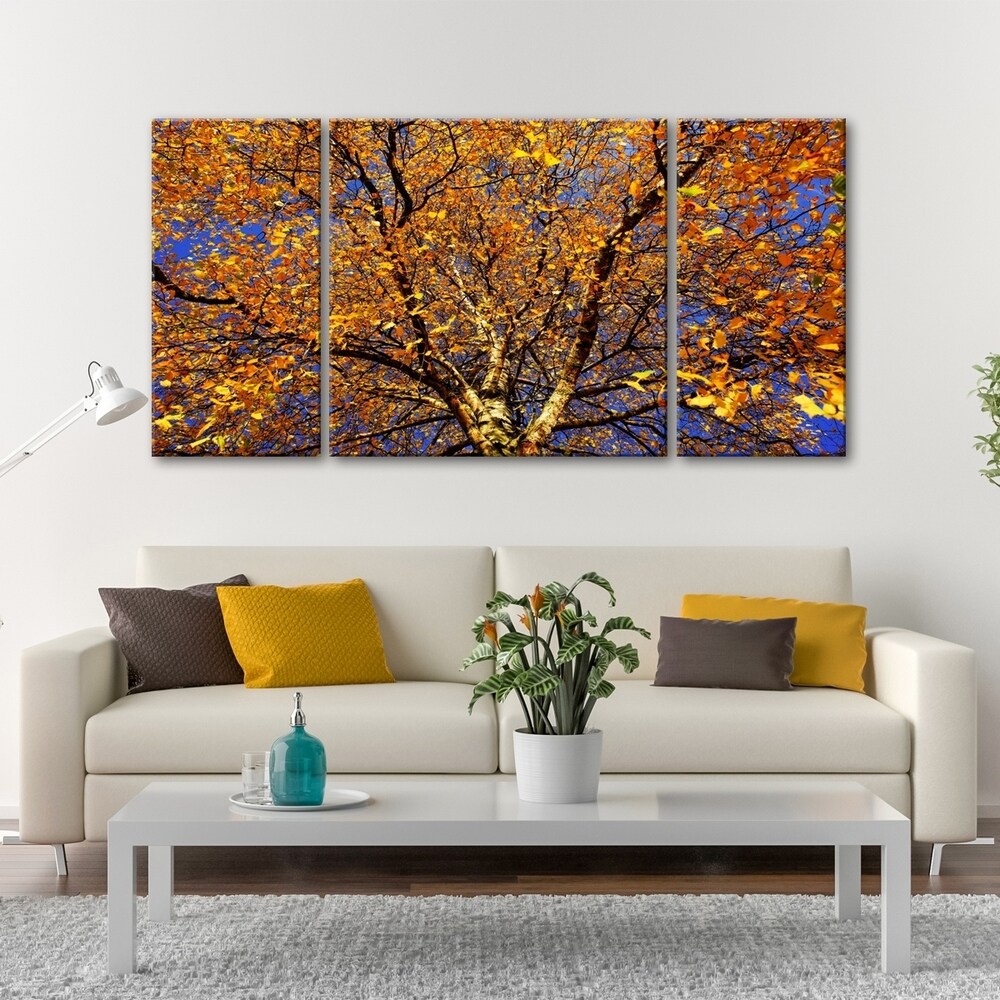 Autumn Torch 3 PC Triptych Wall Art