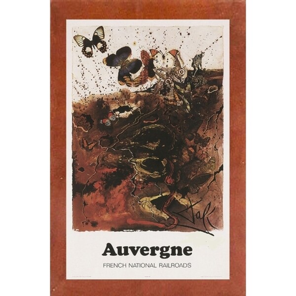 Auvergne Railroads-VINAPP116503 Print 20"x12.75" by Vintage Apple Collection