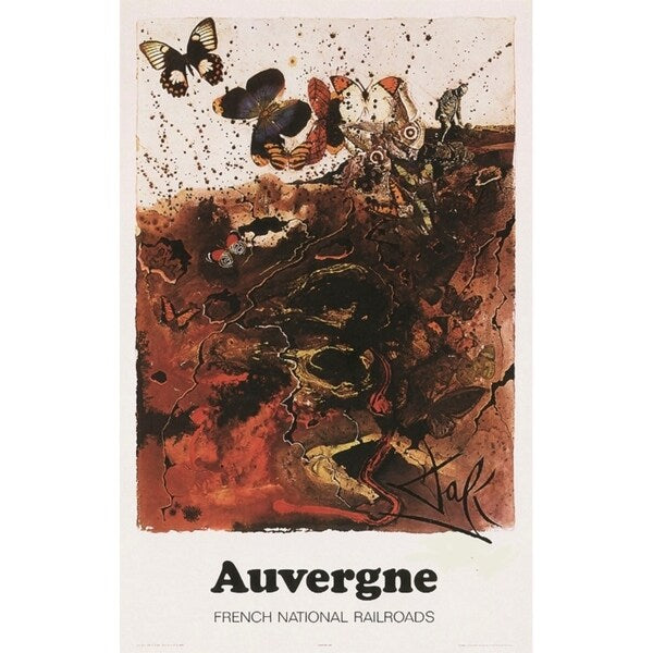 Auvergne Railroads-VINAPP116503 Print 20"x12.75" by Vintage Apple Collection