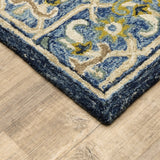 Style Haven Ava Hand-tufted Wool Loop-pile Traditional Bordered Area Rug