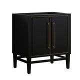 Avanity Mason 30 in. Single Bathroom Vanity Cabinet Only in Black