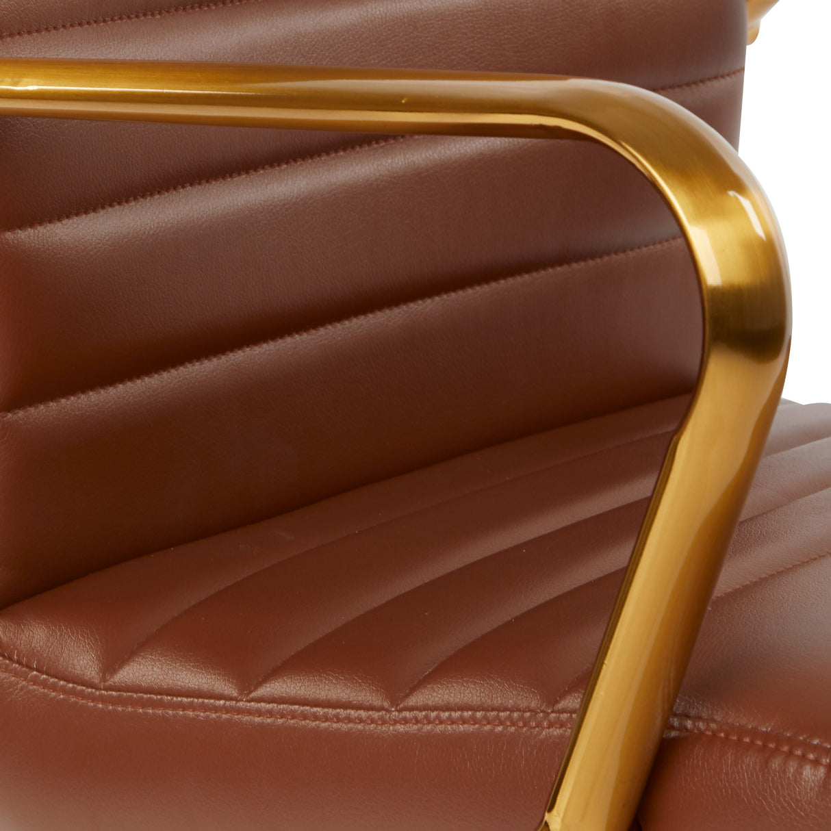 Baldwin Mid-Back Faux Leather Chair
