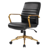 Baldwin Mid-Back Faux Leather Chair