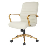 Baldwin Mid-Back Faux Leather Chair