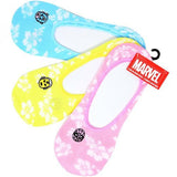 Avengers Comic Retro Floral Womens 3Pack Ankle Socks