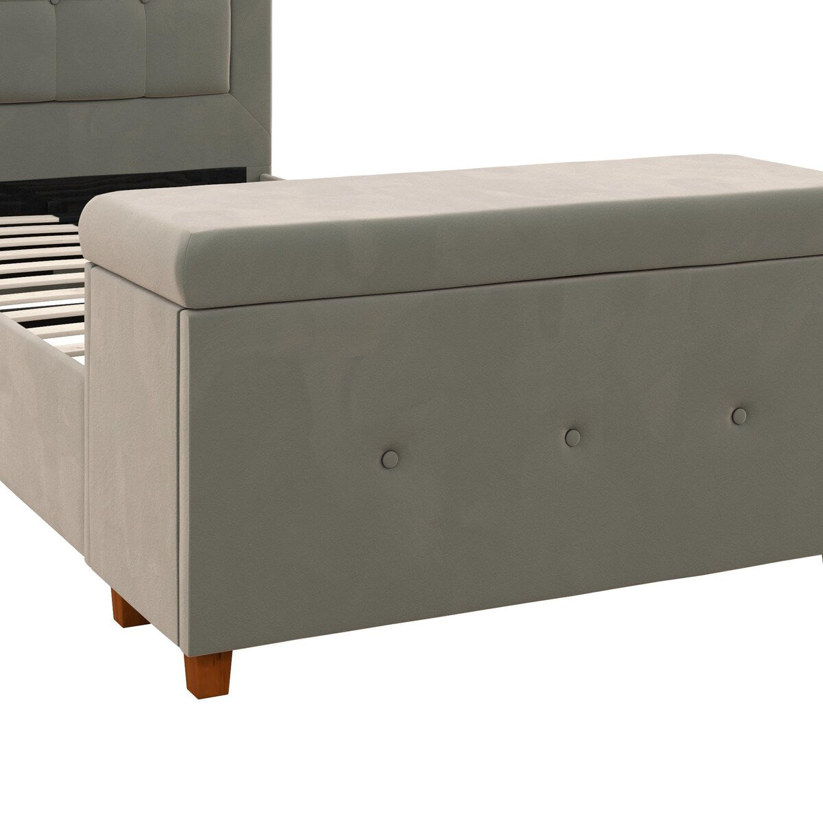 Avenue Greene Dustin Upholstered Bed with Storage Chest