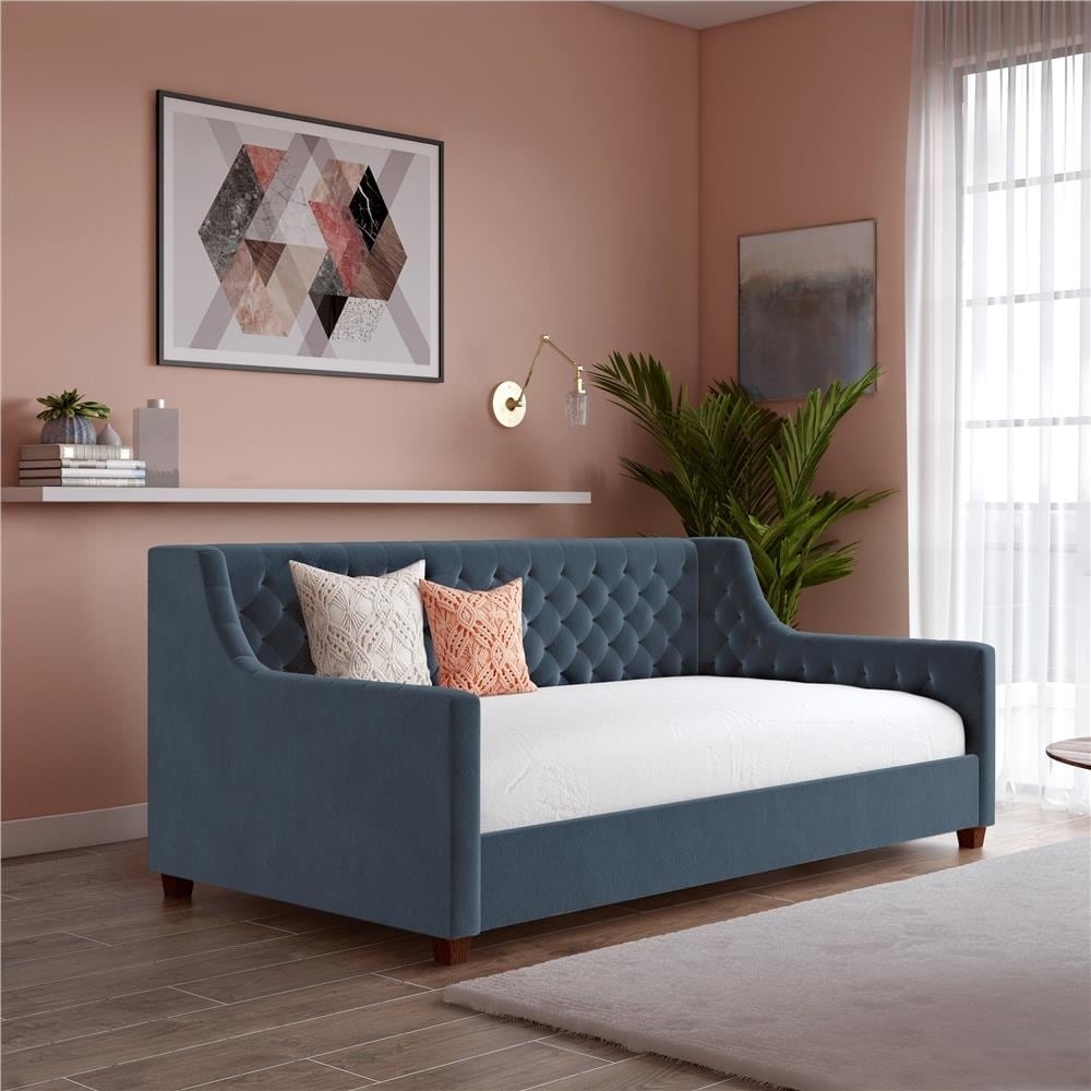 Avenue Greene Jamie Velvet Upholstered Daybed