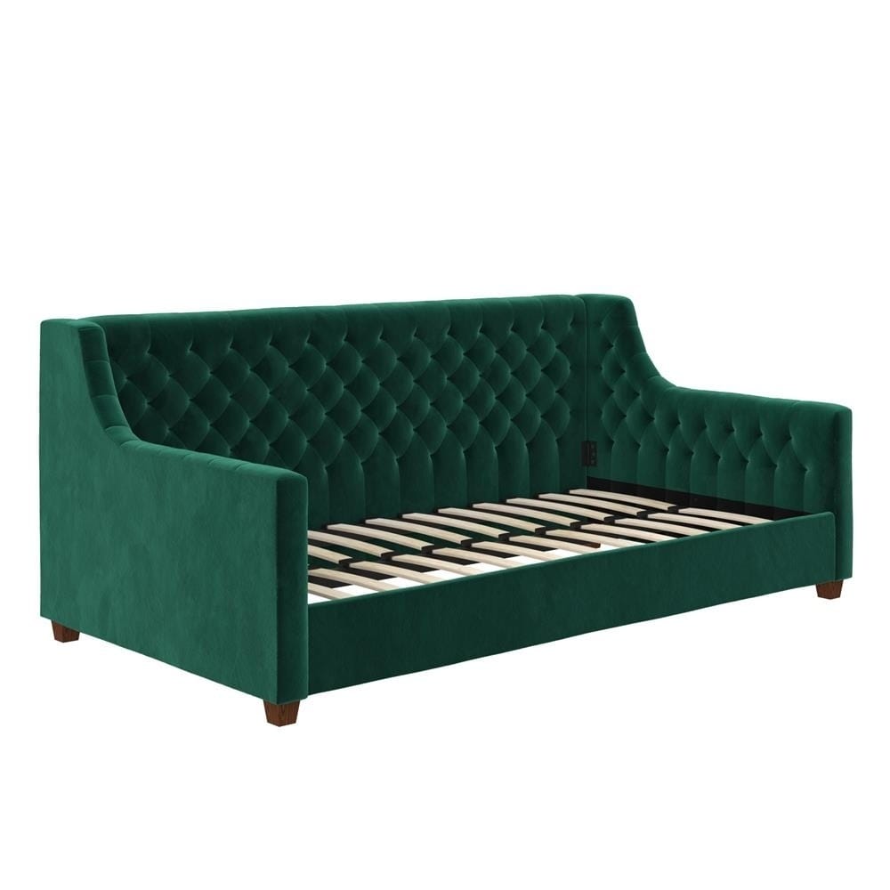 Avenue Greene Jamie Velvet Upholstered Daybed