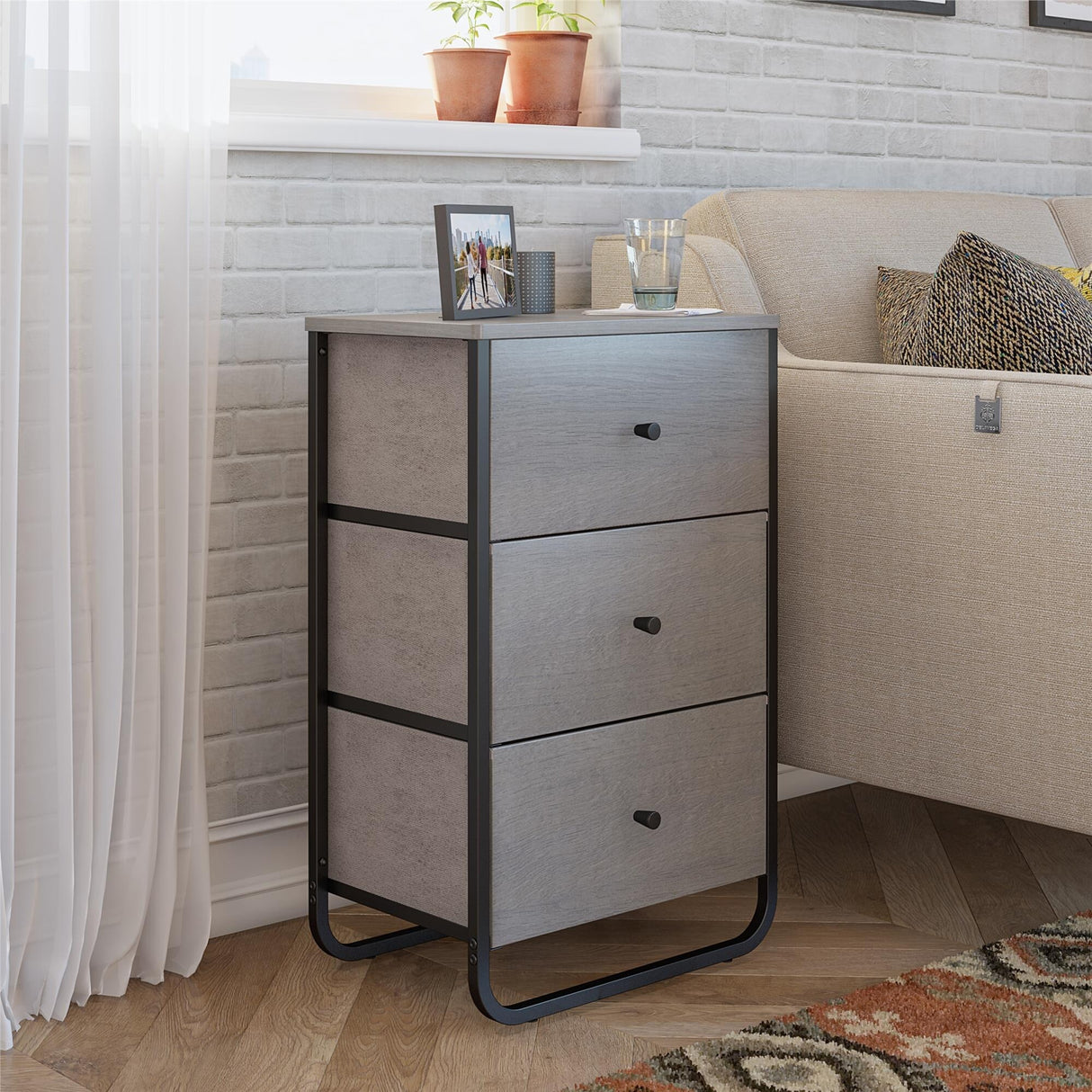 Avenue Greene Kiley 3 Fabric Bin Storage Organizer
