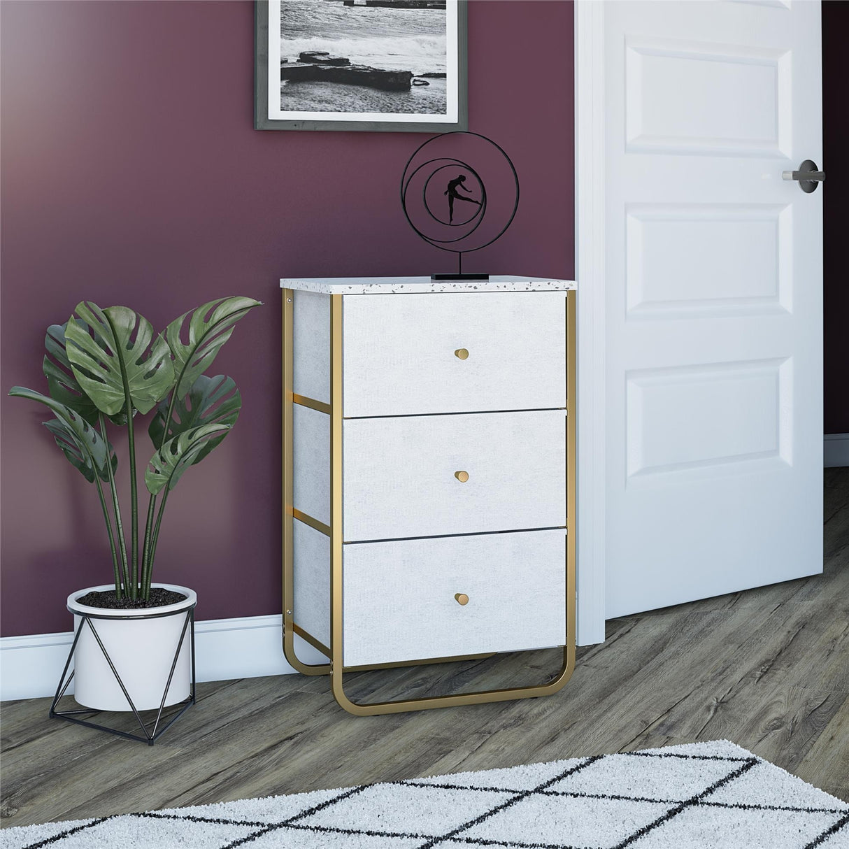 Avenue Greene Kiley 3 Fabric Bin Storage Organizer