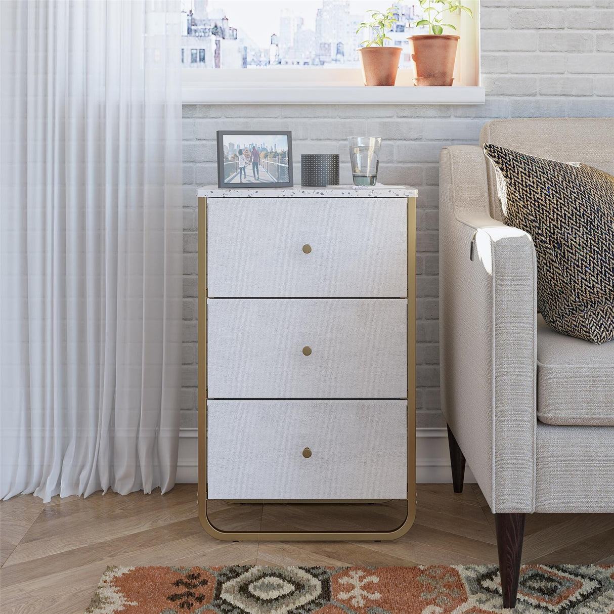 Avenue Greene Kiley 3 Fabric Bin Storage Organizer