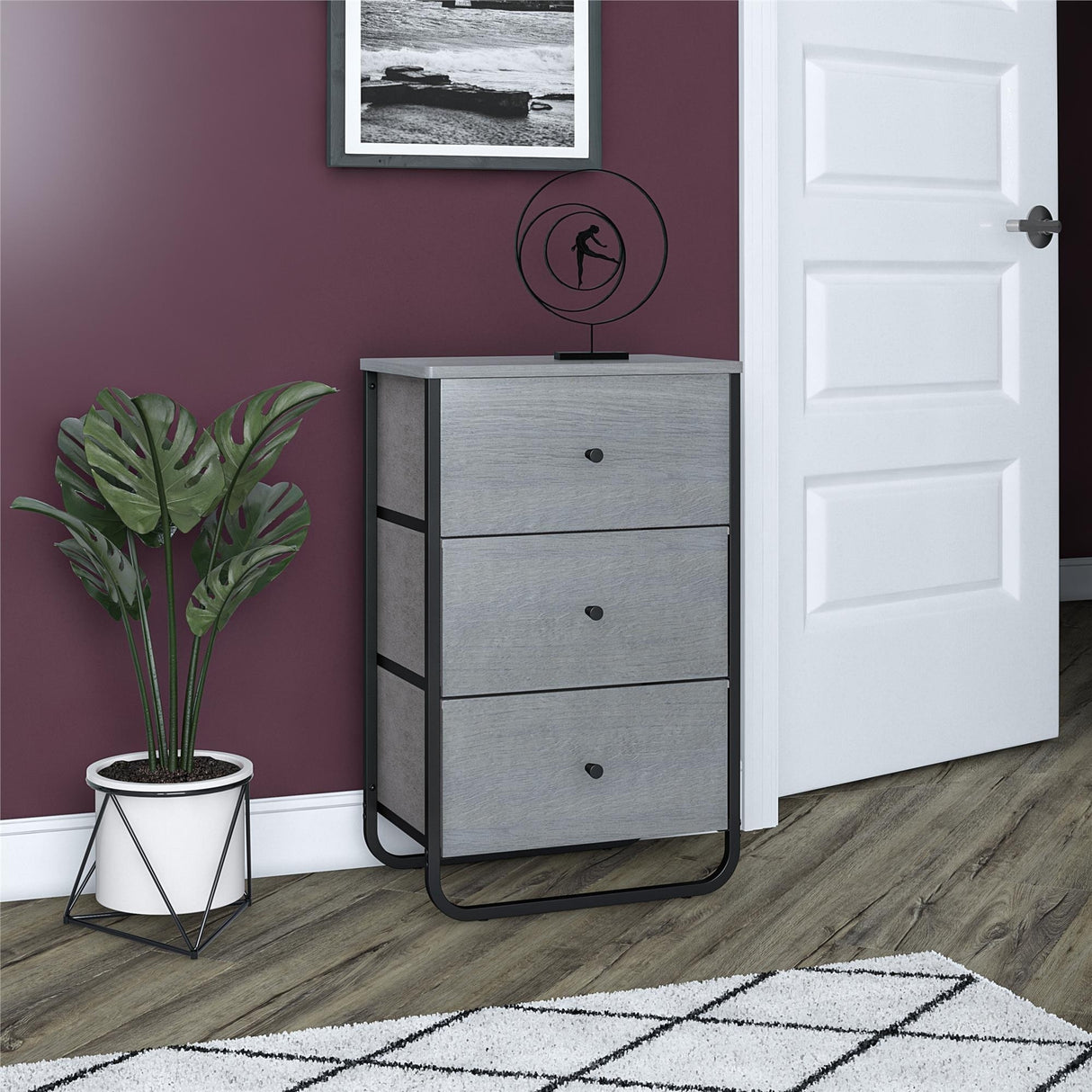 Avenue Greene Kiley 3 Fabric Bin Storage Organizer