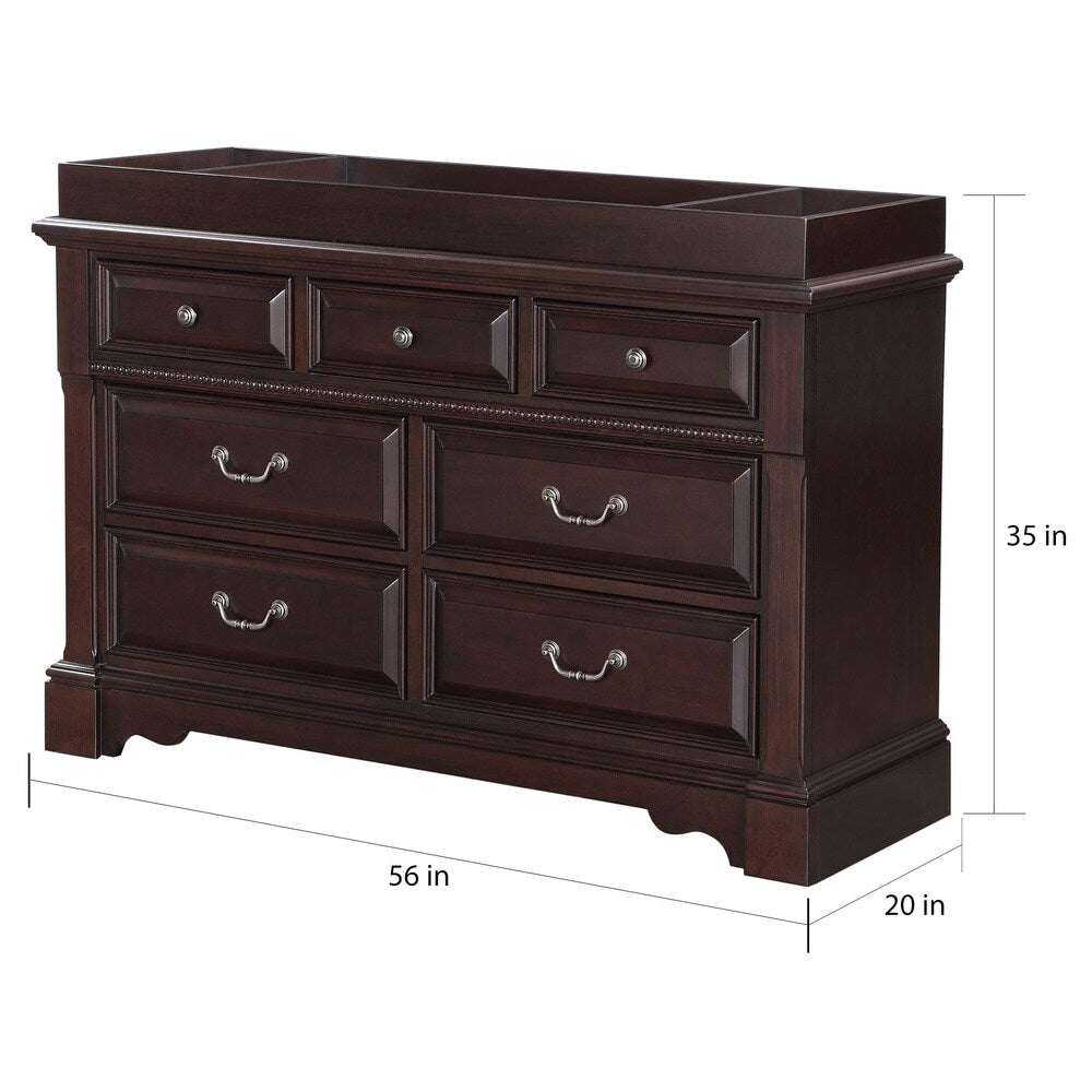 Avenue Greene Mirabel Espresso 7-Drawer Dresser
