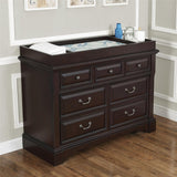 Avenue Greene Mirabel Espresso 7-Drawer Dresser