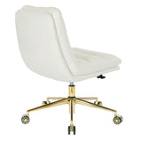 Legacy Swivel Office Chair in Faux Leather