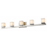 Avery Home Lighting 5 Light Vanity Silver Finish