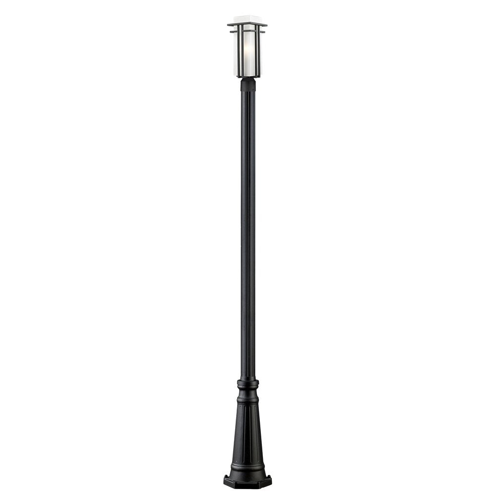 Avery Home Lighting Abbey 1-light Black Outdoor Post Light