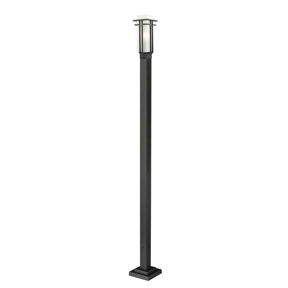 Avery Home Lighting Contemporary Hardwired Outdoor Post Light - Black