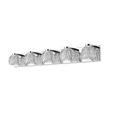 Avery Home Lighting Laurentian Chrome 5 Light Vanity
